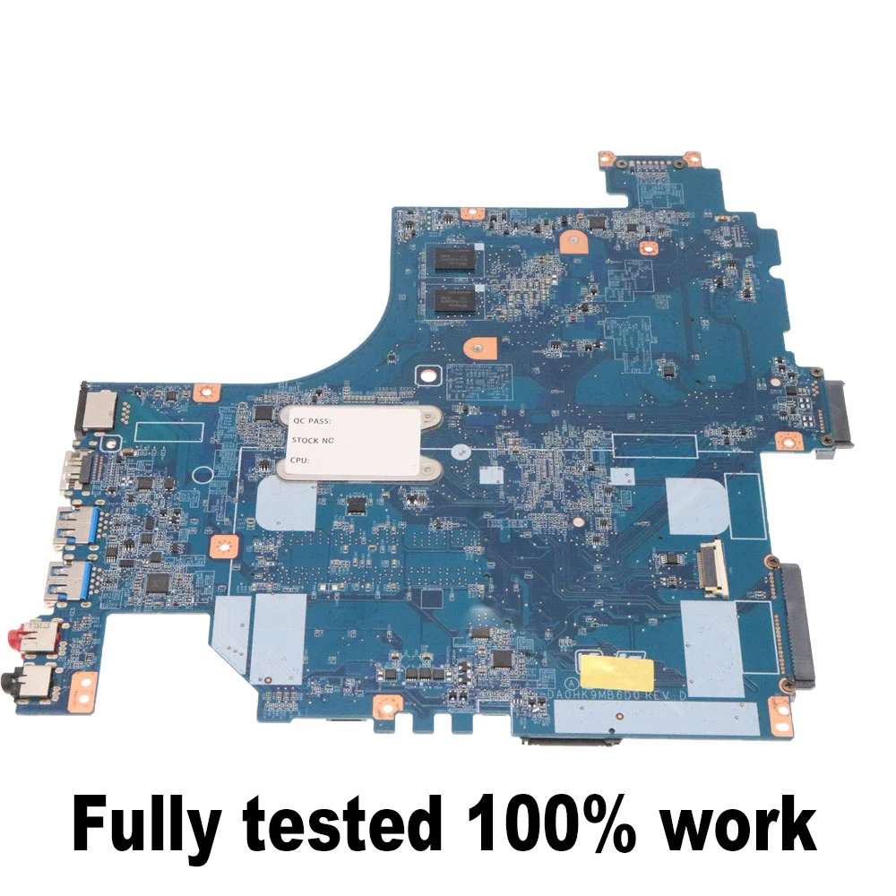 DA0HK9MB6D0 per Sony vaio SVF15 SVF152 SVF152A29M scheda madre del computer portatile i3-3217U i5-3337U i7-3537U CPU GT740M 2G GPU A1945016A