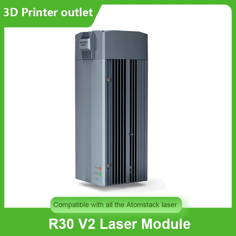 Atomstack R30 V2 Upgraded Infrared Laser Module 1064nm Laser for Engraving Metal Plastic Compatible with all the Atomstack laser