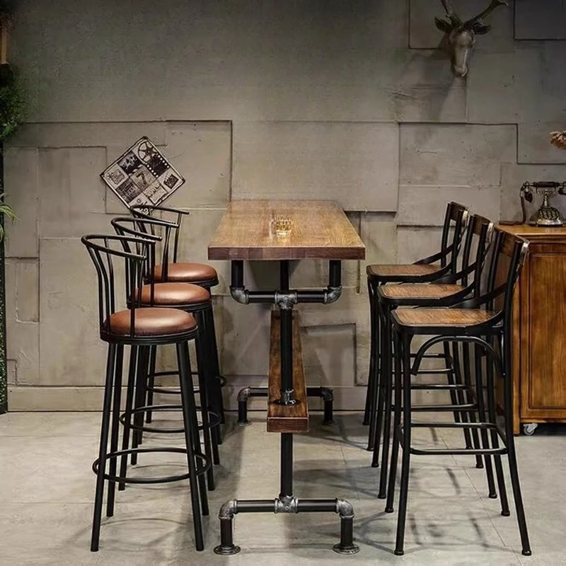 تصميم شرفة طاولات بار الغرور الفاخرة عالية شخصية الإبداعية طاولات بار شرفة أثاث عصري Esstische Lsbt #1