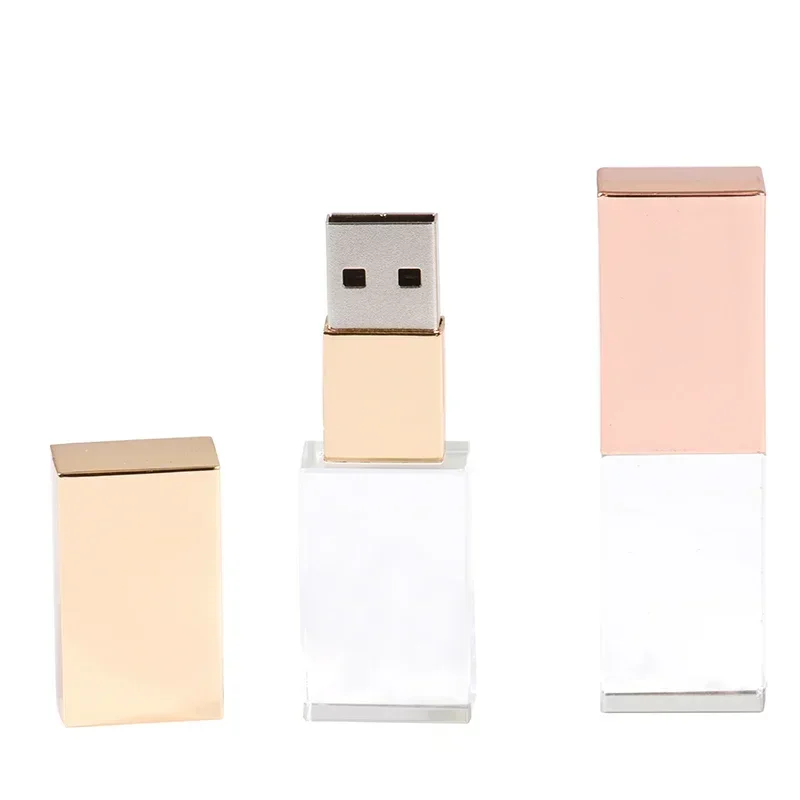 Imagem -02 - Jaster-crystal Usb 3.0 Flash Drive Logotipo Personalizado Memory Stick Delicate Pen Drive u Disk Business Gift 32gb 64gb 128gb 20 Unidades