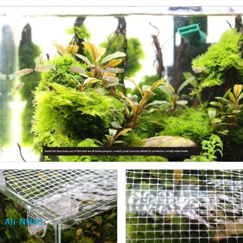 Aquarium Fish Jump Guard - 【N】1Pcs Fish Tank Net Anti Jumping