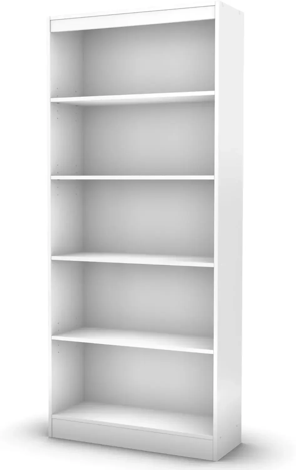 South Shore Axess 5-Shelf Bookcase - Pure White