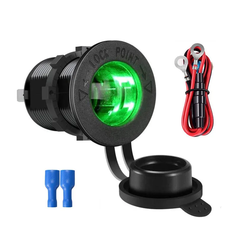 Sigarettenaansteker Auto Marine Motor ATV RV Aansteker Stopcontact Stopcontact Bakje 12V Waterdichte Stekker
