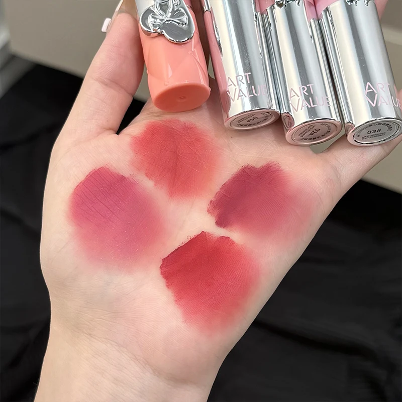 Rouge à lèvres en velours mat, vernis à lèvres de ton rouge, valeur d'art, blanchiment longue durée, ne se décolore pas, tasse antiadhésive, crème pour les lèvres, boue