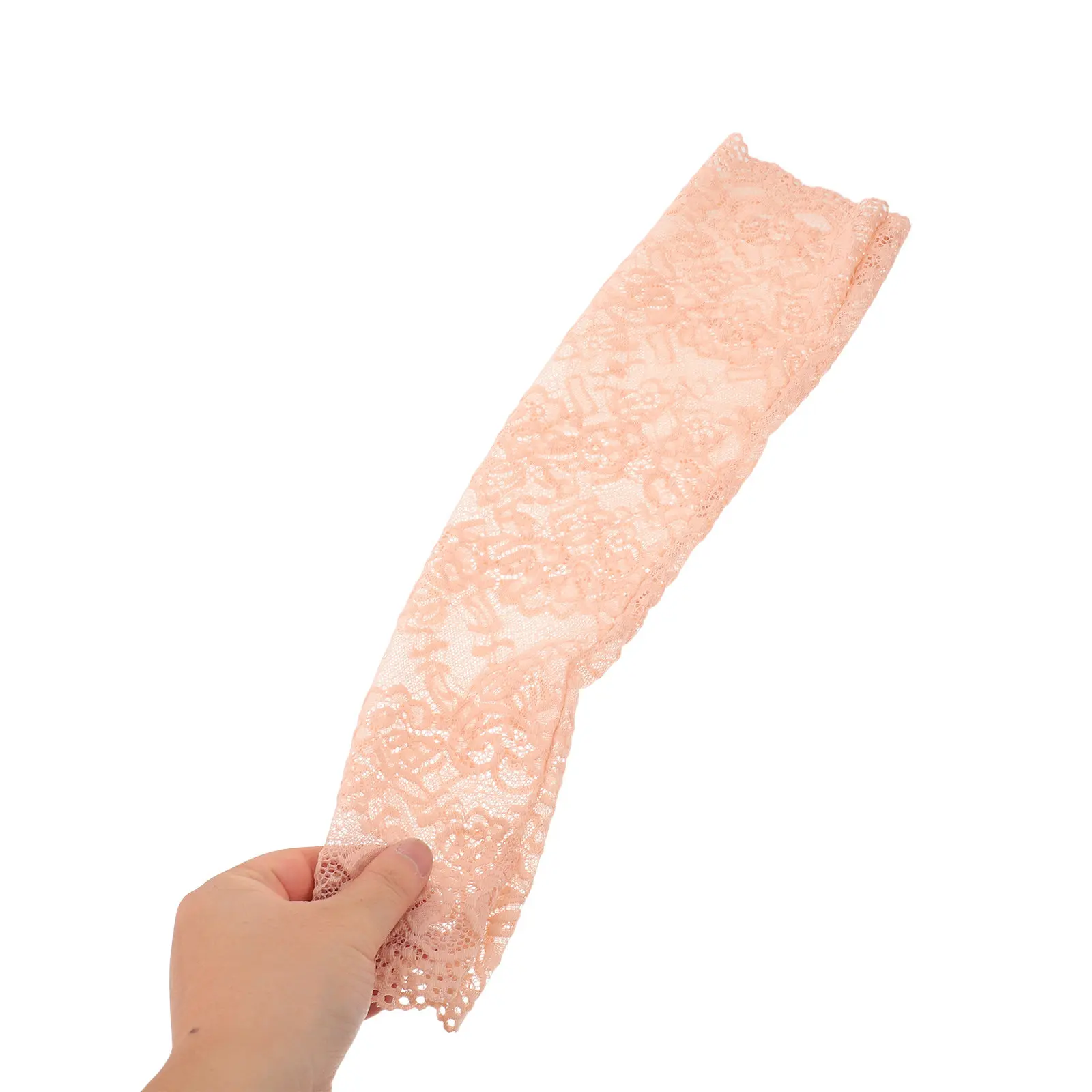 4Pairs Lace Sun Protective Arm Sleeves Breathable Fingerless Gloves Women Cooling Uv Protection Gloves for Driving Outdoor