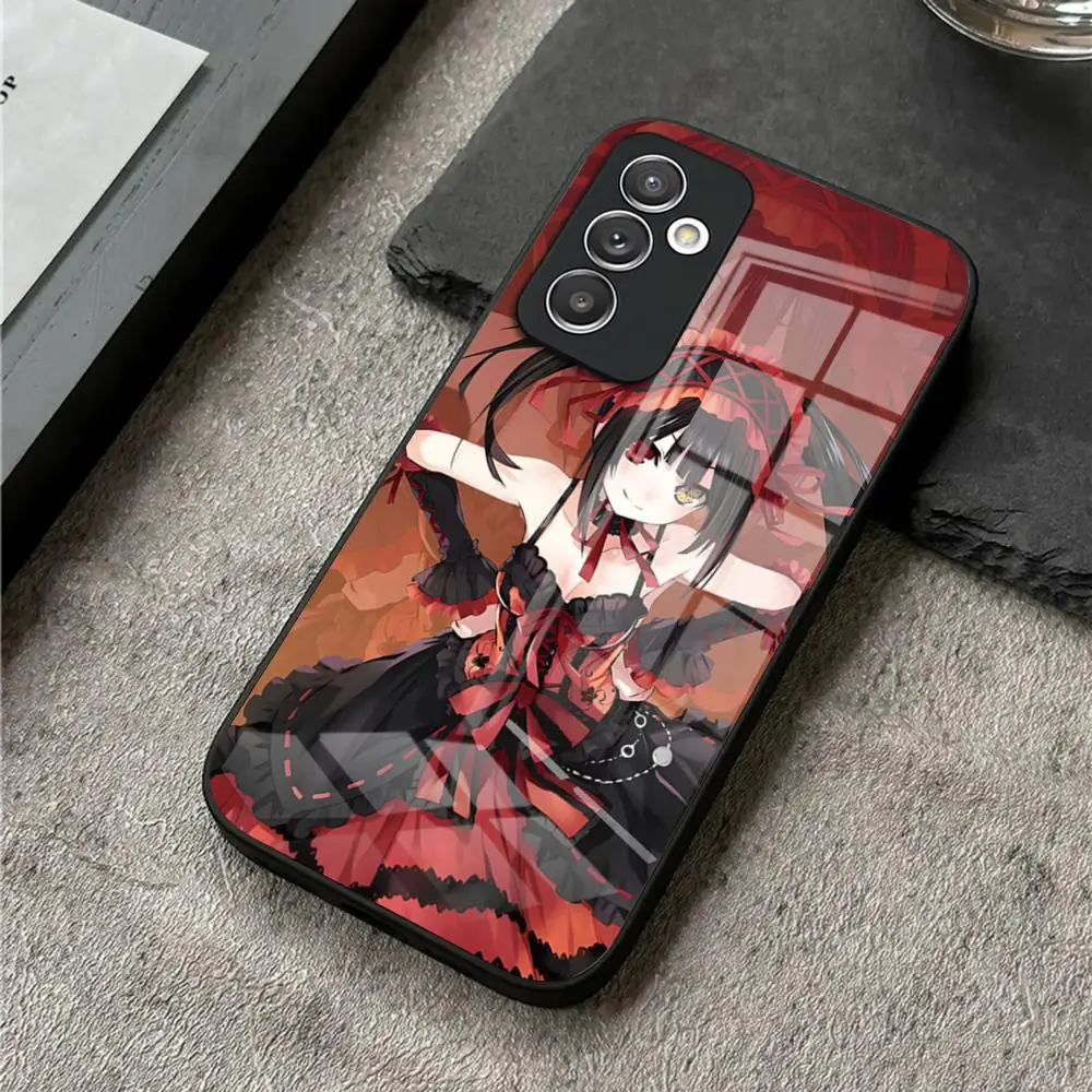 Date a live Tokisaki Kurumi Anime Phone Case for S24 Ultra Samsung S23 S22 S20 Fe S21 Plus Galaxy A54 A34 A24 A53 M54 Note 20 Gl