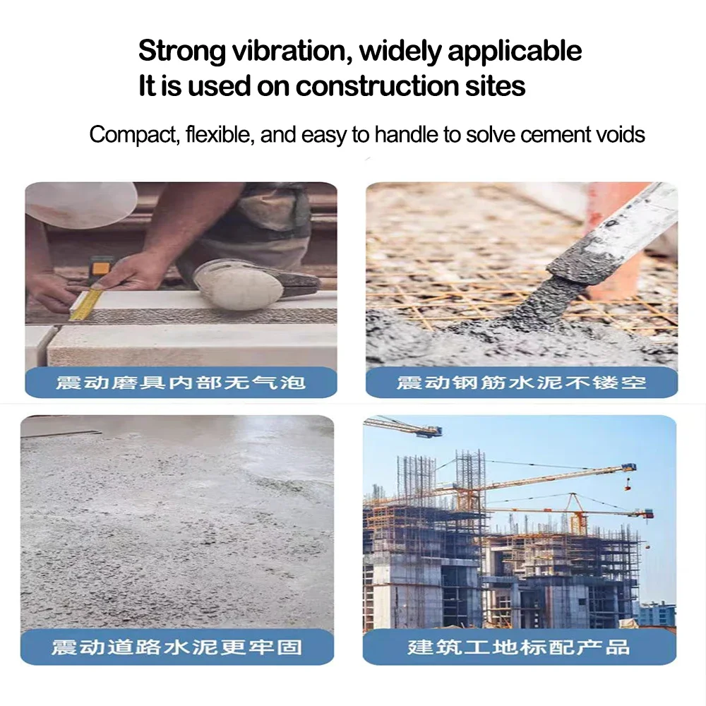 Concrete Mixing Tool Brushless Wireless Electric Cement Concrete Vibrator For Concrete Mixing Power Tool Fit Makita 18V Battery