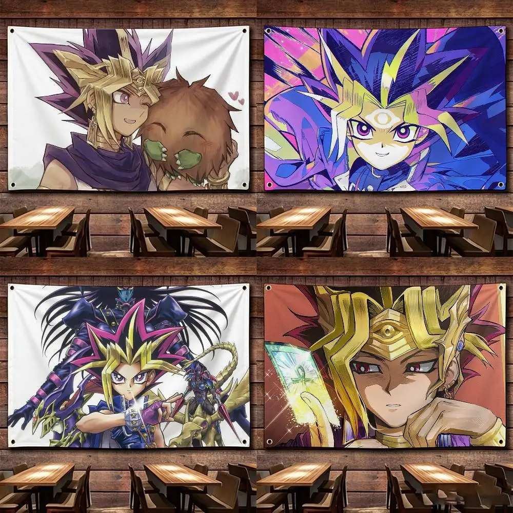 YuGiOh Art   Flags Suitable For Party Club Outdoor Interior Wall Decoration Banner Fans Gift