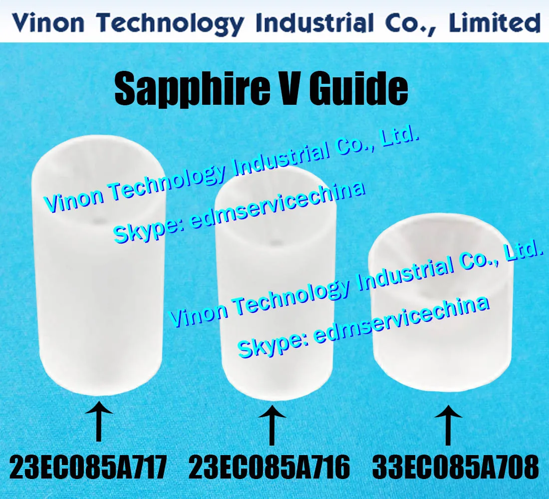 23EC085A717, 23EC085A716, 33EC085A708, 33EC086A414 EDM Saphir-V-Führungskopf Saphirführung DUO, U3 23EC.085A.716 – Detail 1