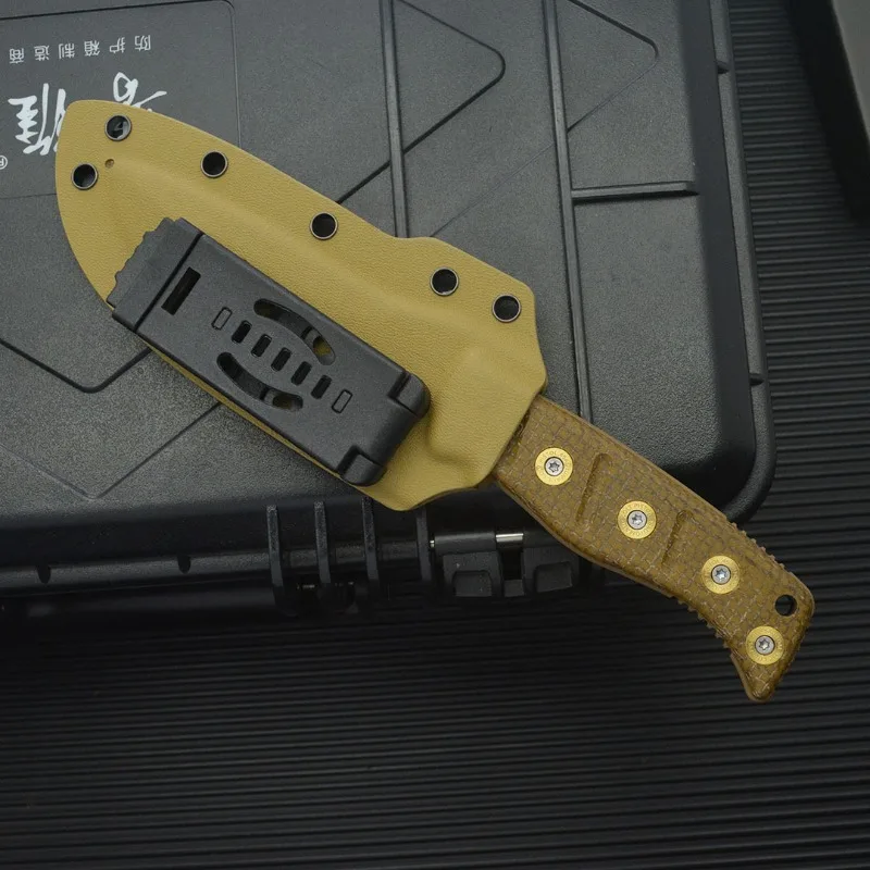 New Butterfly BM375 Small Straight Knife Outdoor Camping Wilderness Survival Blade Convenient Carrying Knife