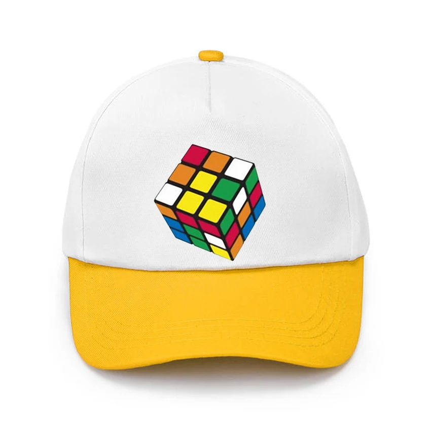 Sun Protection Sport Baseball Cap Rubik's Print Cube Four Seasons Adjustable Men Women Caps Horse Print Fashion Hip Hop Hat