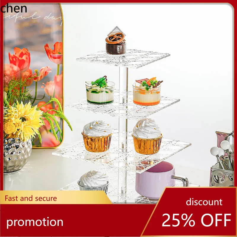

ZML multi-layer afternoon tea snack rack, fruit plate, commercial dessert display stand, cake tray, exquisite snack tray