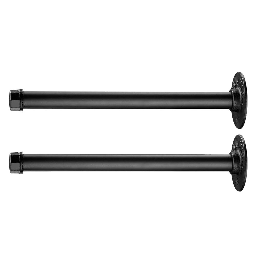2Pcs Floating Shelf Bracket Iron Art Industrial Wind Easy Install Versatile Shelving Home Hotel Decor Wall Floating Shelf Holder