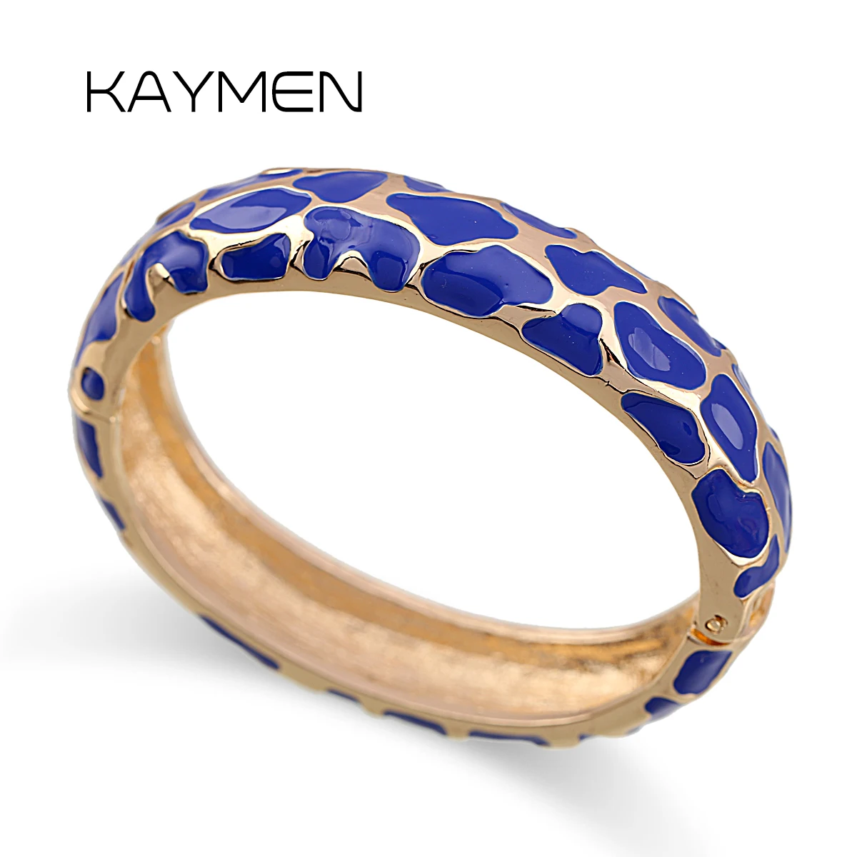 New All Seasons Women's Snakeskin Shape Stack Bangle Handmade Enameled Colorful Bracelet Statement Chunky Luxury Cuff Bracelet