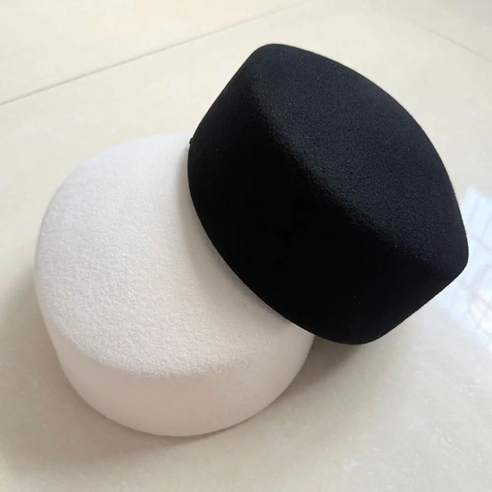 

Шерстяные береты с вогнутым верхом, однотонные, 10*7,5 см, модные, с жестким верхом, для свадьбы, элегантный дизайн, ретро, женские шапки