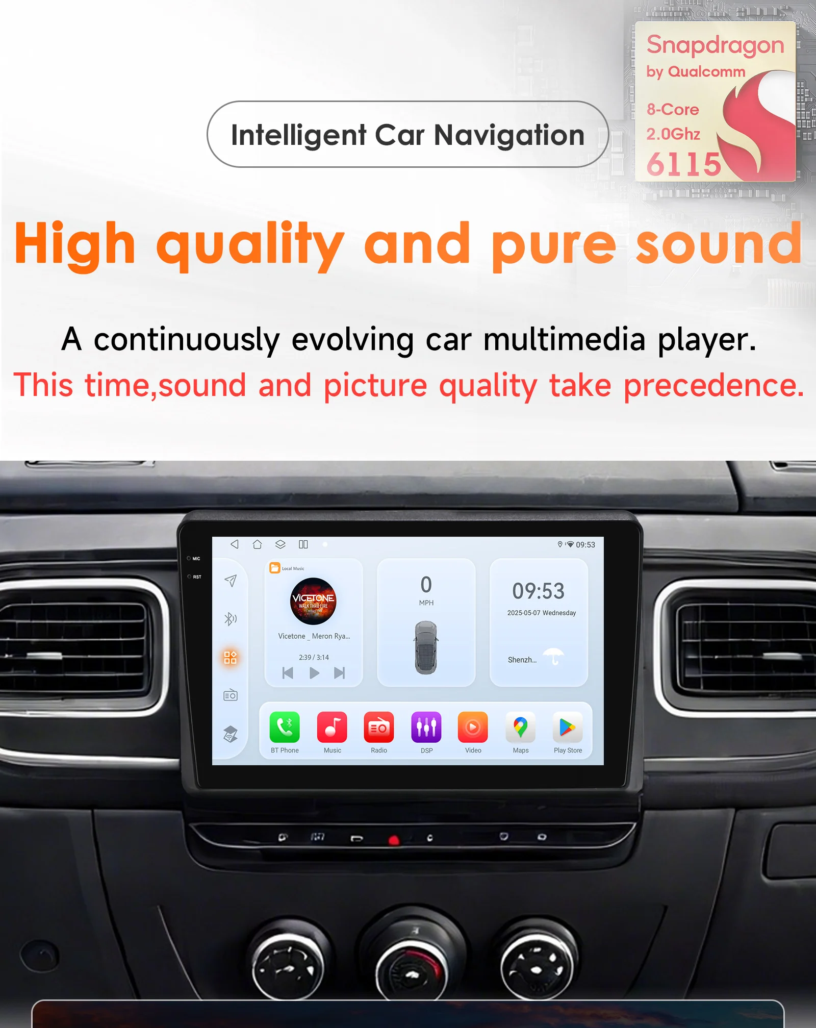 

Car radio For Renault Master 2019 2020 2021 2022 Carplay Android 14 Auto Multimedia 6115 8Core Autoradio 360 Camera GPS Stereo