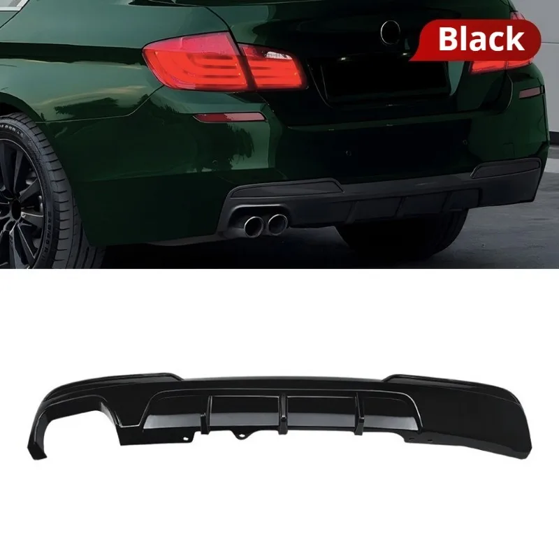 Applicable for BMW 5 Series F10 F11 M Sport MP 2011-2017 Car Rear Bumper Lip Rear Bumper Diffuser Spoiler Exterior Accessories