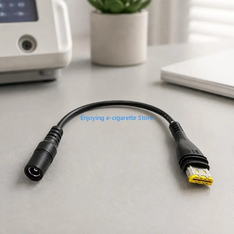 Portable Backup Power Adapter Cable for Breathing Machine 11, 20 Short DC5.5X2.5Mm Female to Rectangular Plug Cable, Easy to