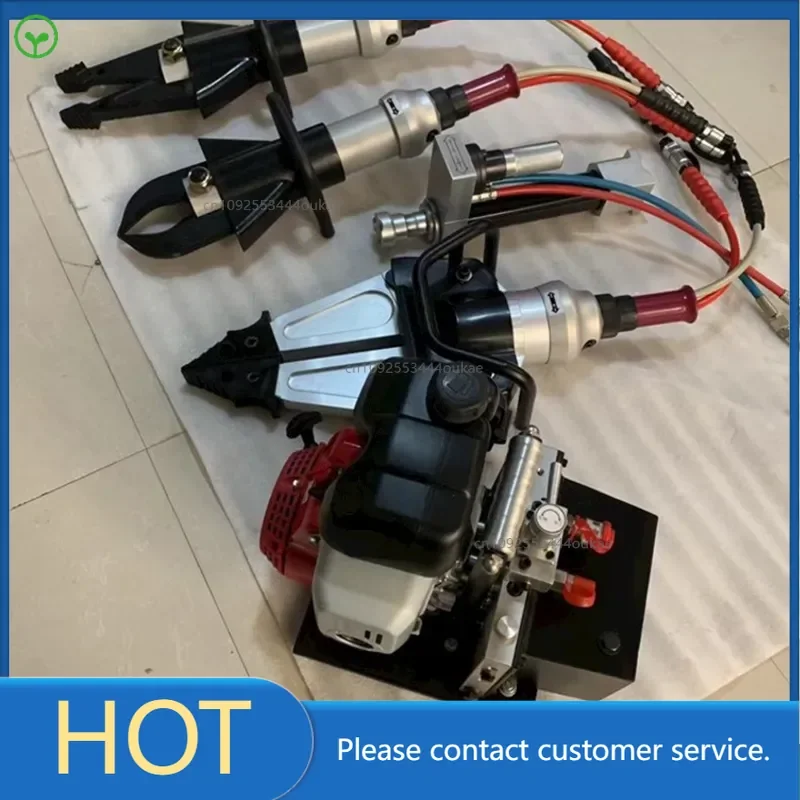 Small rescue and demolition fire fighting equipment, multi-functional hydraulic demolition tool set, mine rescue shears