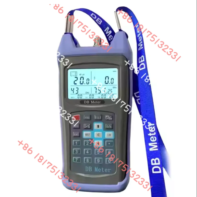 MS9802Q 47~870MHz Digital TV Field Strength Meter CATV Digital QAM Signal Level DB Meter with MER and BER