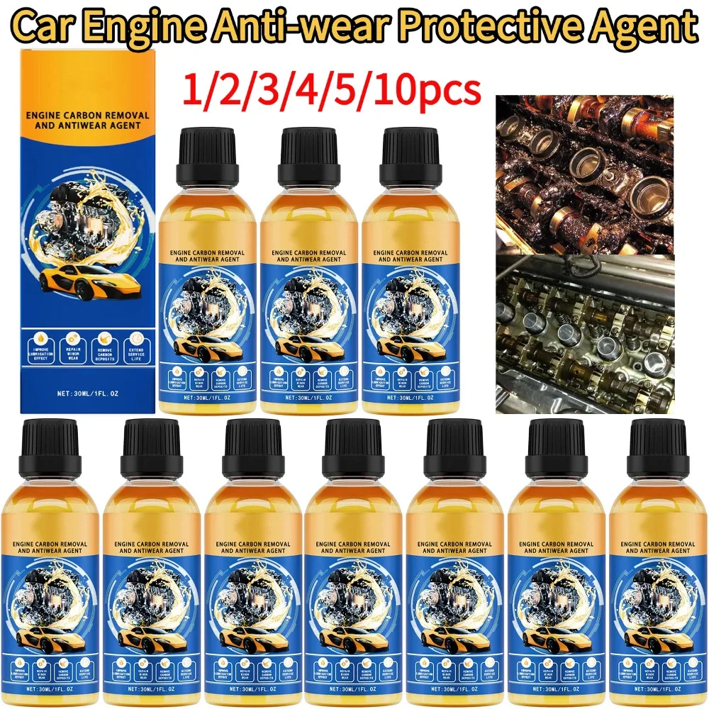 Agente protetor antidesgaste de motor de automóvel, agente de reparo de remoção de carbono de motor altamente eficaz ou redução de ruído de cuidados com motor