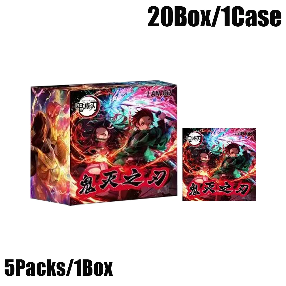 Wholesale Demon Slayer Case Card Booster Box PR Puzzle Cards SCP Rare Card Tanjirou Kamado Nezuko Character Cards