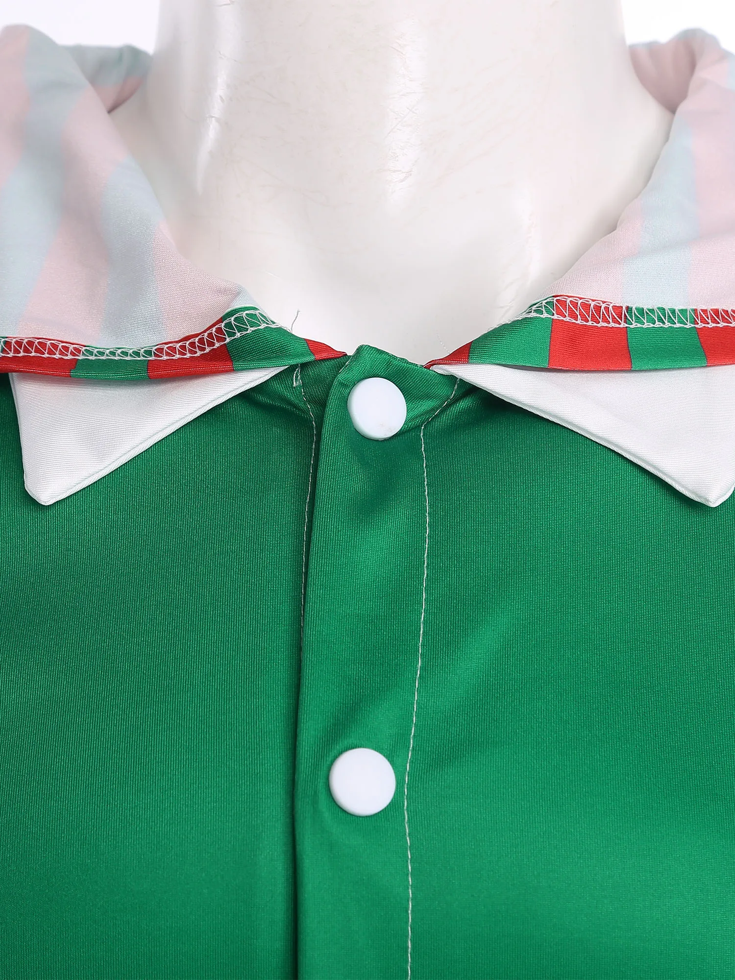 رجل عيد الميلاد قزم منامة حزب تأثيري حلي طويلة الأكمام مقنعين أعلى + سروال مخطط مجموعة لعيد الميلاد عطلة حفلة عشية جمع