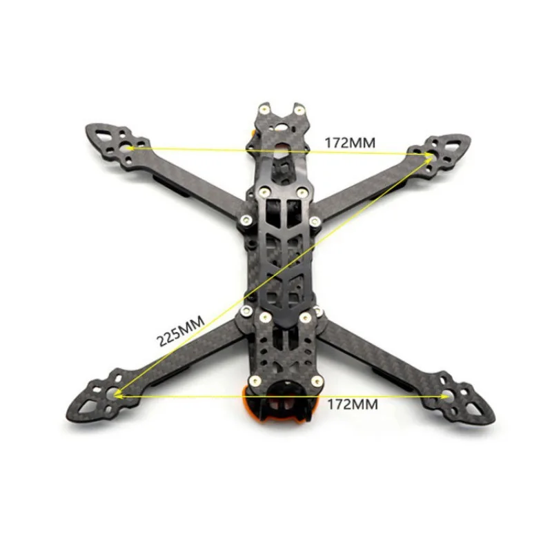 

MAK4 carbon fiber crossing frame 5、6、7、8、 9 inches, Huafei