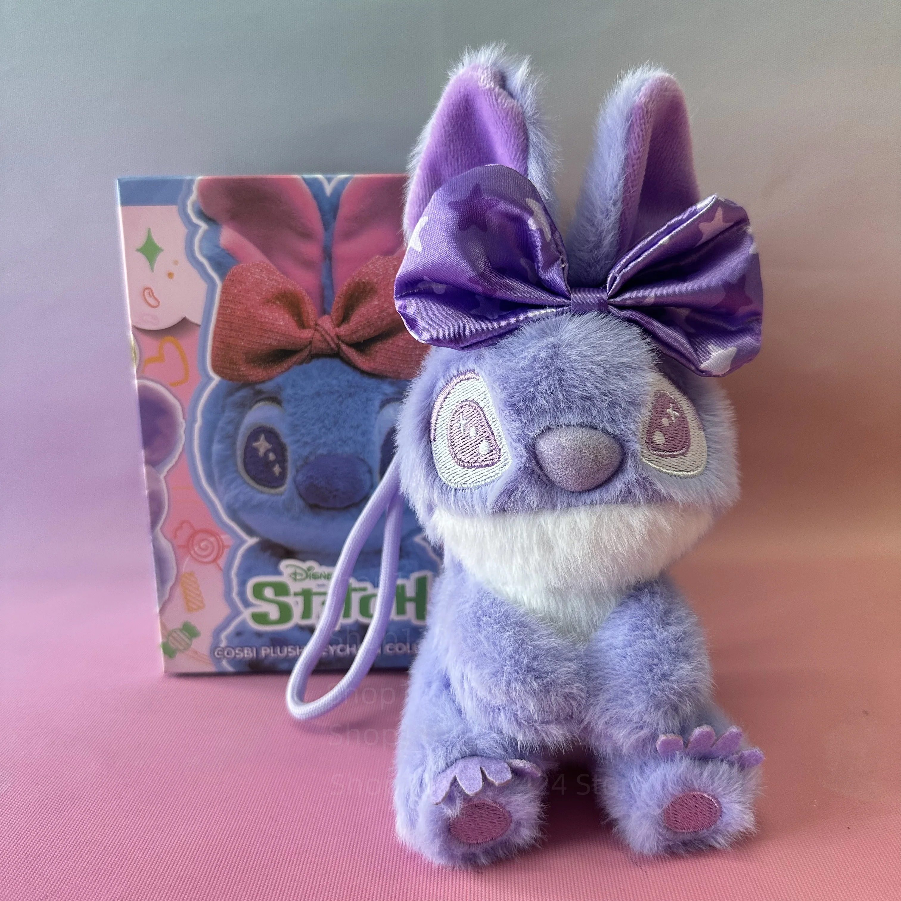 ديزني كاندي غرزة صندوق أعمى أنيمي الشكل لعبة لطيفة المفاتيح على ظهره قلادة ملحق ديكور سر مفاجأة هدية الكريسماس #4