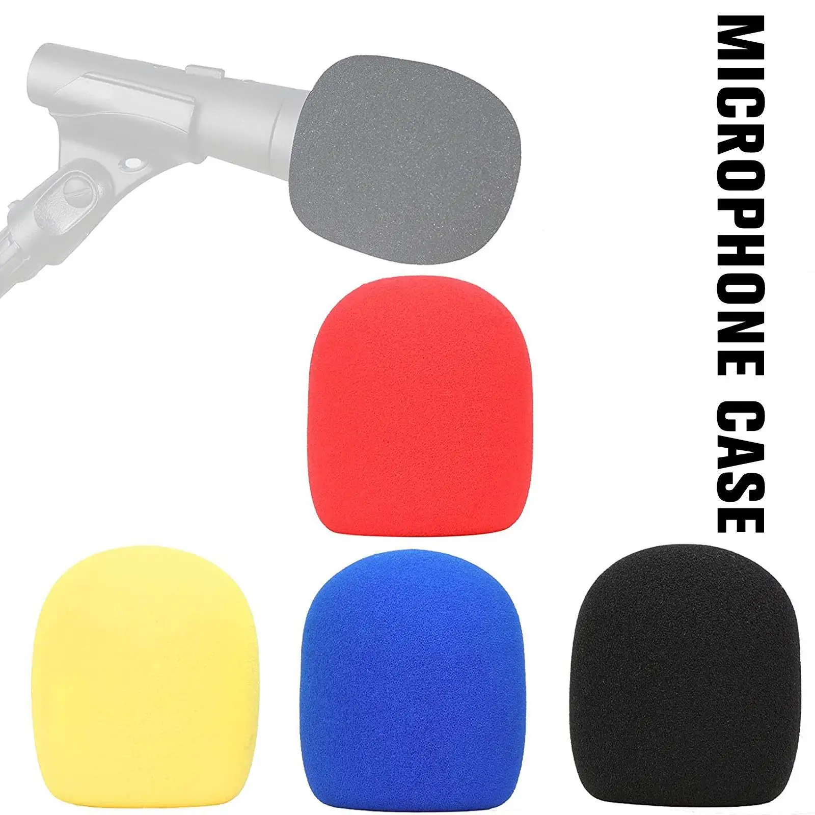 

Microphone Inner-foam For Shure SM58 SLX24 PGX24 PG58 BETA58A Mic Cover Professional Studio WindScreen Sponge Microphone Cap