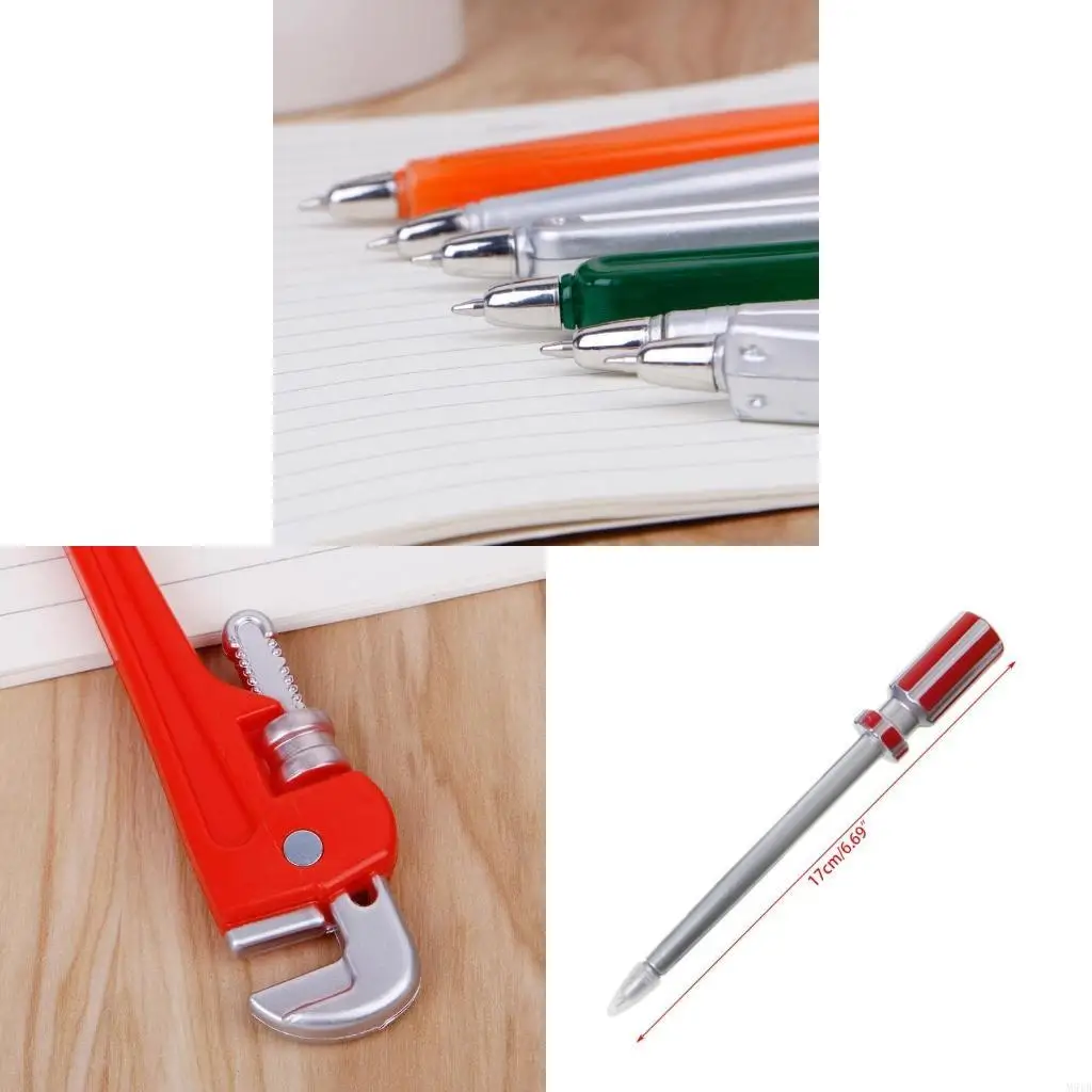 

M5TB 6pcs Simulation Hardware Tools for Creative Ballpoint Pens Office School Supplie