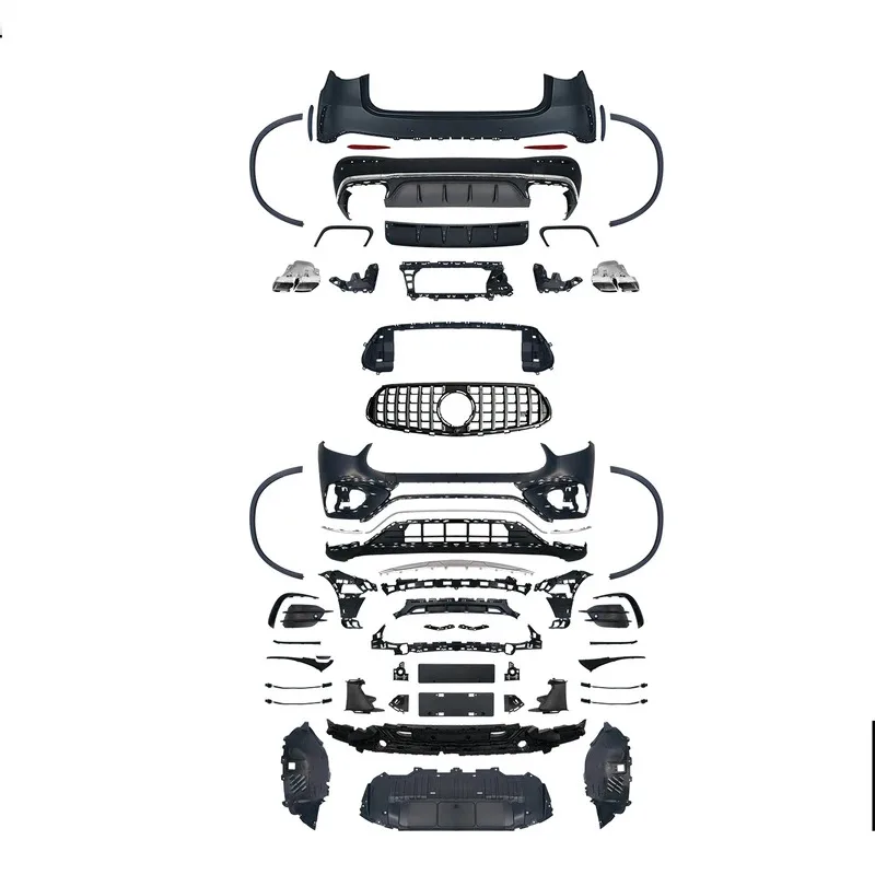 

Для GLC X254 (2024 +) Обновление до 63, передний бампер, задняя решетка, выхлопная труба, комплект кузова производителя
