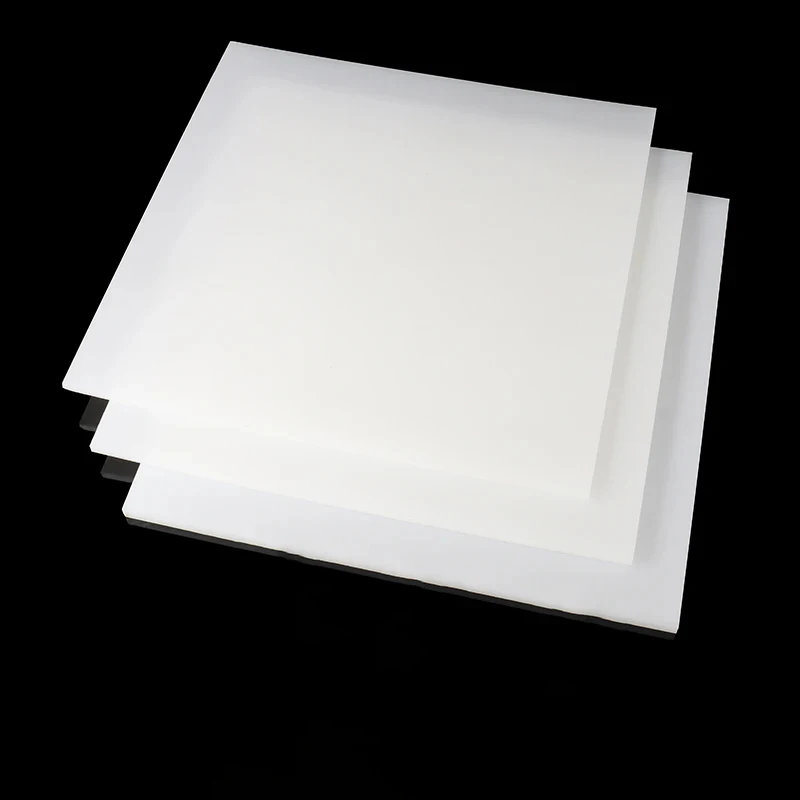 Food Grade PP Plastic Sheets, 2-20mm Thick-500mm Size Cut-To-Size Non-Toxic Heat Resistant Plate