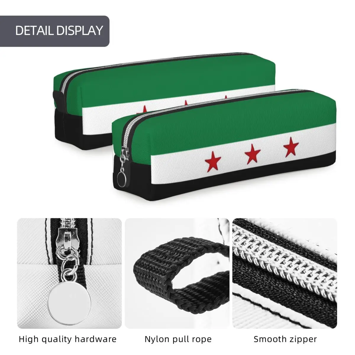 ซีเรียธงดินสอซีเรียอาหรับ Republic ปากกากระเป๋าสําหรับนักเรียนขนาดใหญ่ Office ของขวัญดินสอกระเป๋า