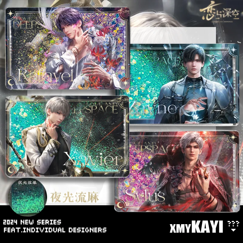 Love and Deepspace cartone animato carino acrilico sabbie mobili ornamento creativo Kawaii maschio e femmina studente carta anime regalo periferico