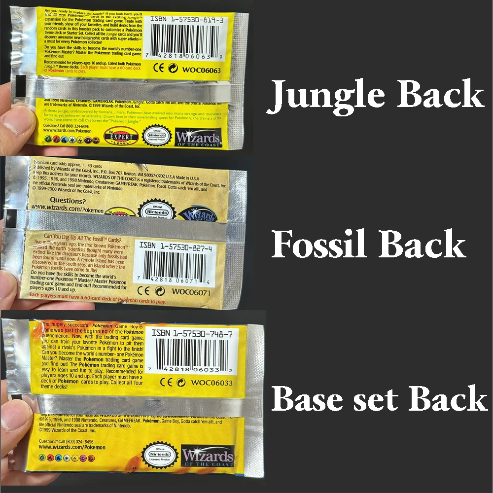 การ์ดเกมโปเกมอน PTCG 12 แพ็ค บูสเตอร์แพ็ค ชุดเบส ฟอสซิล จังเกิ้ล รวม 9 ซองเดี่ยว 1 แพ็ค 11 ใบ หายาก นิยมสะสม