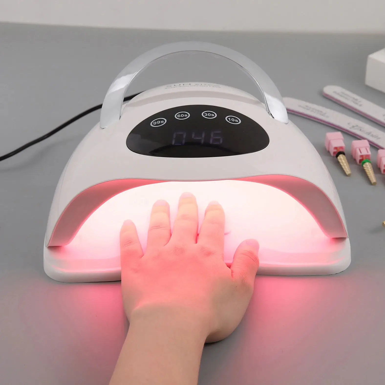 320W SUN X17 Max Nail Dryer LED UV Lamp For Curing All Gel Nail Polish Manicure Pedicure Salon Tool Electroplate Drying Lamp