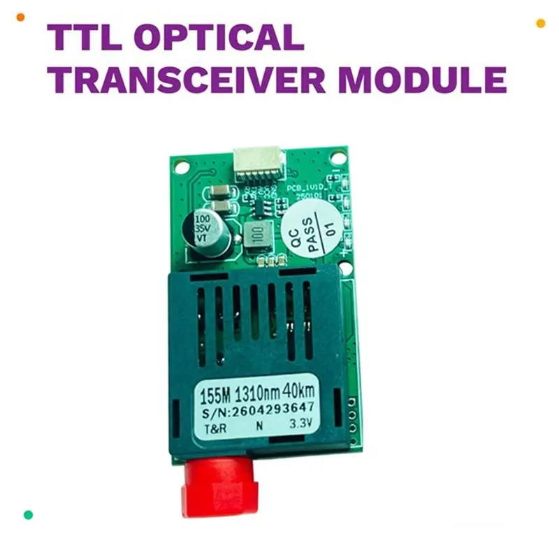 B92B-SBUS/CRSF UART 40KM TTL Optical Transceiver Module FC Interface Fiber Communication Terminal Equipment TX