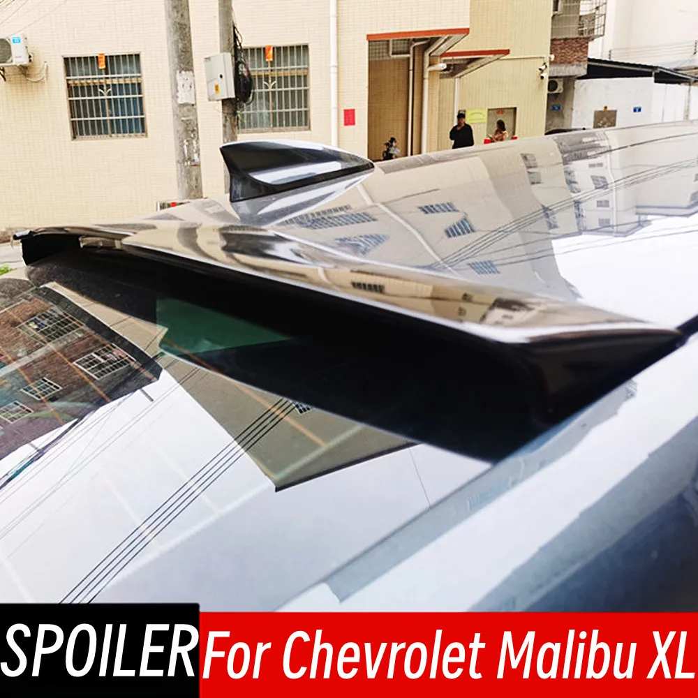 

For Chevrolet Malibu XL 2016-2024 Bodykit FRP Car Rear Window Roof Spoiler Wings Exterior Black Carbon Tuning Accessories Part