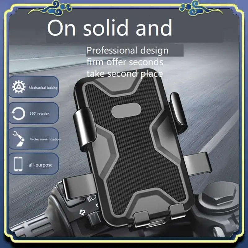 

AU16-For MT56 Motorbike Mount New Motorbike Phone Holder Bike Navigation Bracket Rear Mirror Phone Holder