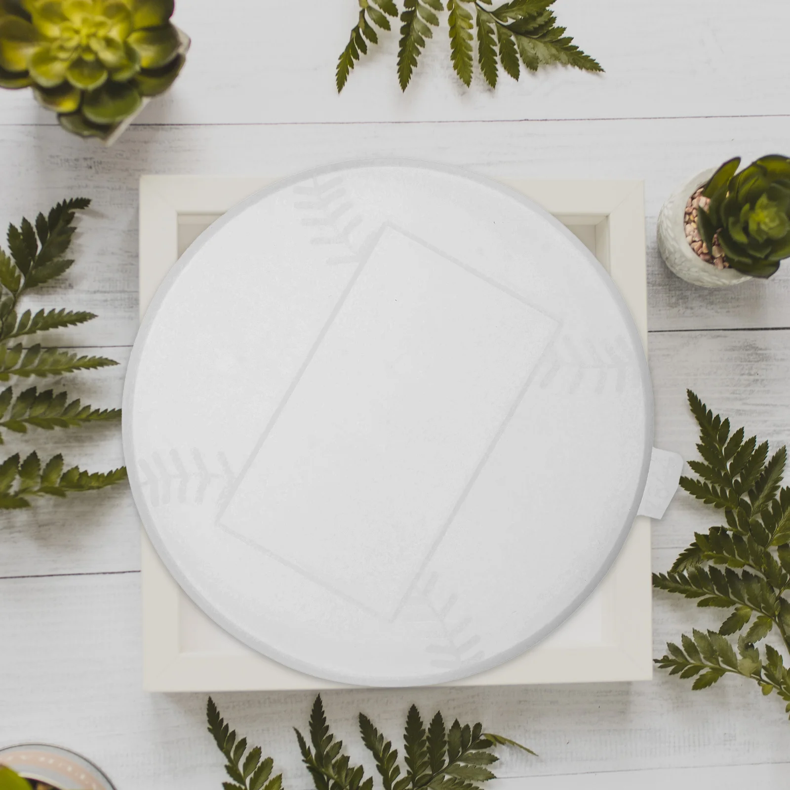 

Baseball Shaped Photo Frame Molds Silicone Casting Supplies for DIY Crafts Resin Epoxy Paints Soaps Clay Wax Gypsum Kitchen Bar