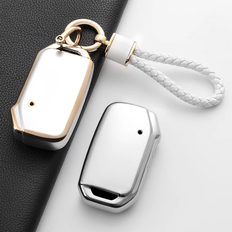 

For KIA Sportage R GT Stinger Sorento Ceed Cerato Forte Niro Soul Telluride Soft TPU Car Key Case Cover Shell Auto Accessories