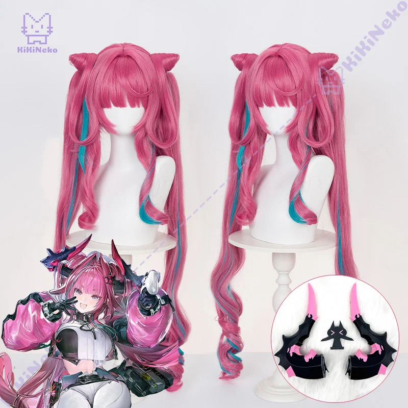 Parrucca cosplay di Yvonne Endfield del gioco Arknights, capelli e copricapo di Yvonne per feste Comicon, per adulti, donne e uomini