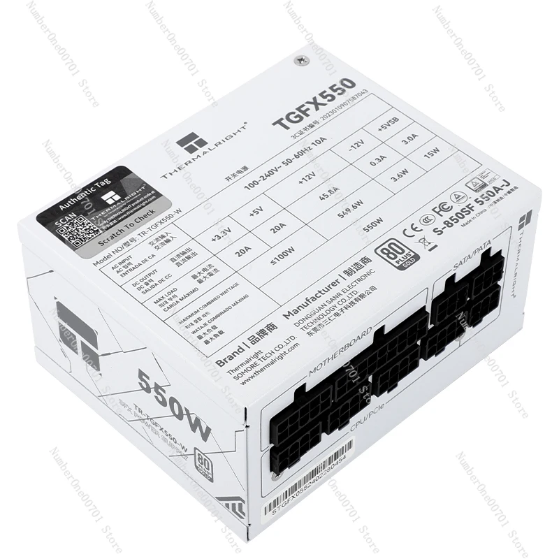 

SFX small power supply TR-TGFX550-W white 550W gold medal full module ATX3.0 power supply 650W