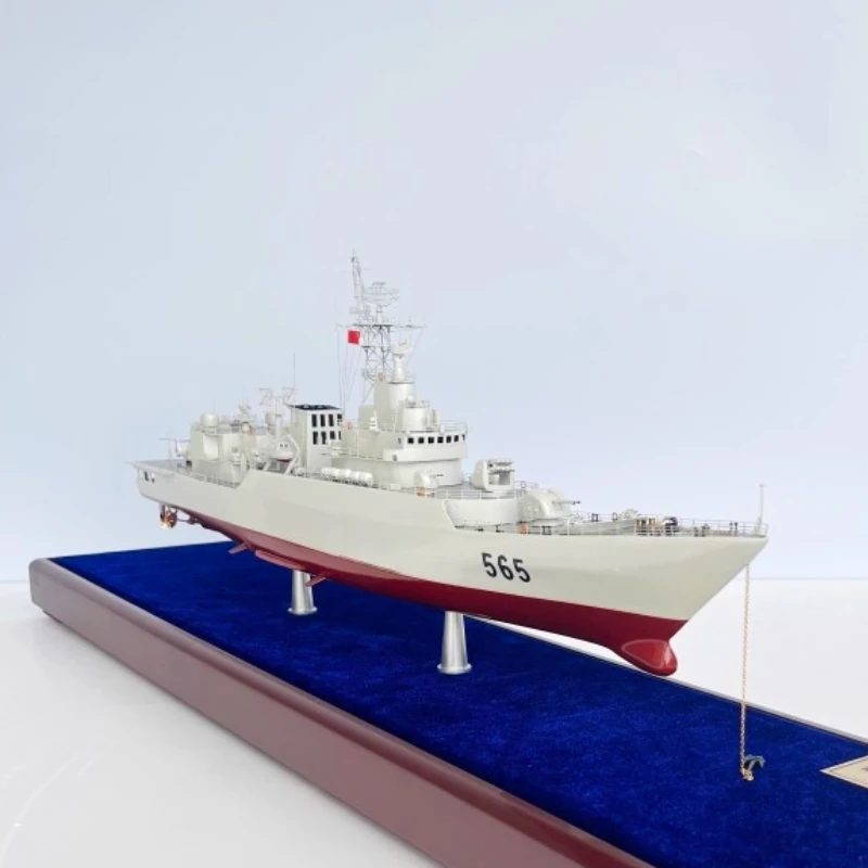 

Chinese Navy 053H3 Missile Frigate Model Alloy Static Finished Product Military Model Decoration Ornaments Nautical Collection
