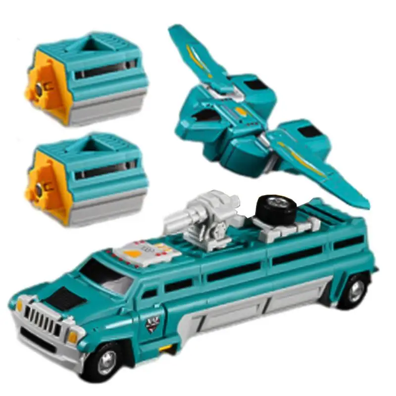 Magnético Transforming Truck Toy Set, Veículos De Construção, Montessori Educacional, Transformando, 9Pcs