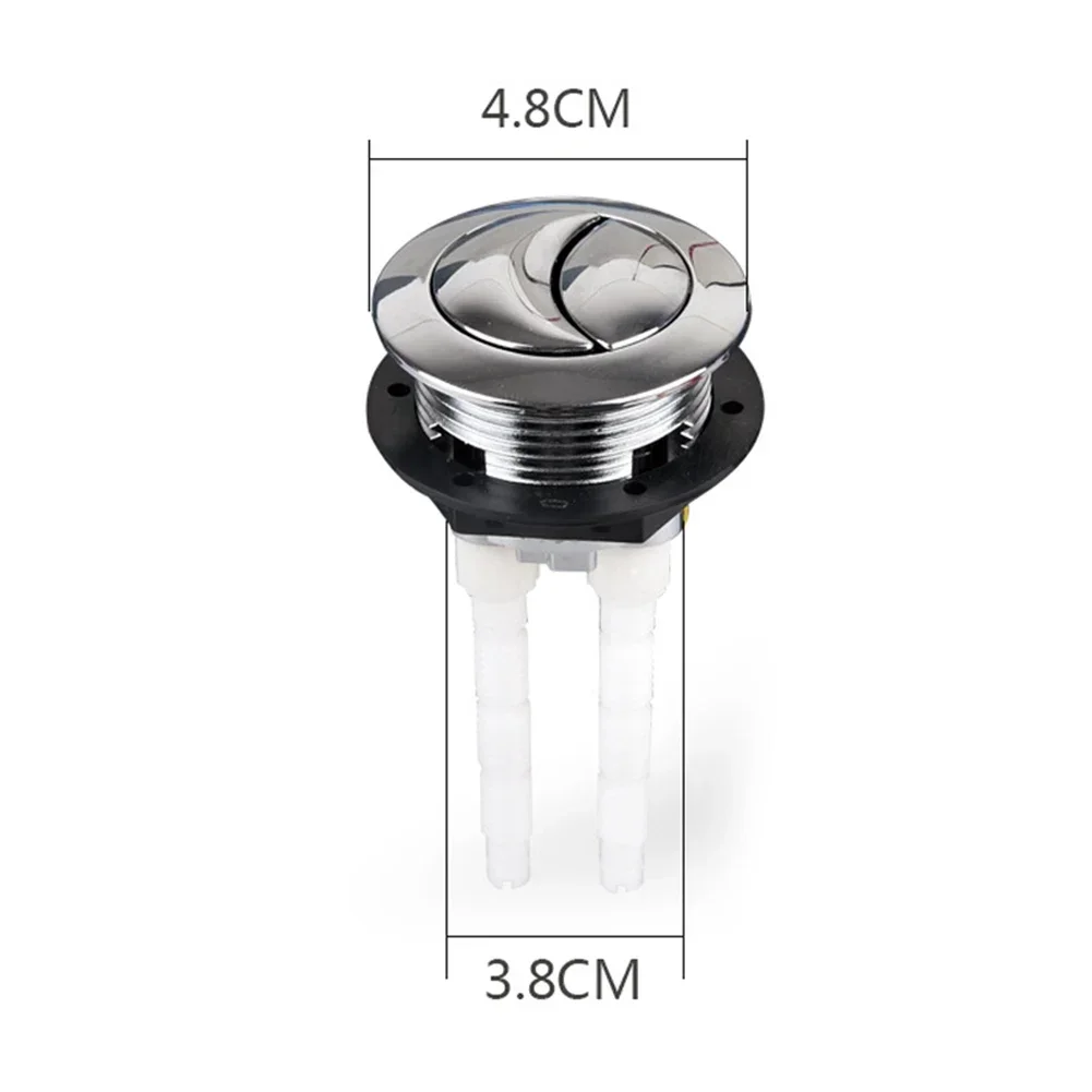 38 مللي متر العالمي المزدوج دافق المرحاض خزان المياه زر شكل دائري المرحاض دفع المزدوج دافق أزرار الحمام دفع اكسسوارات الحمام