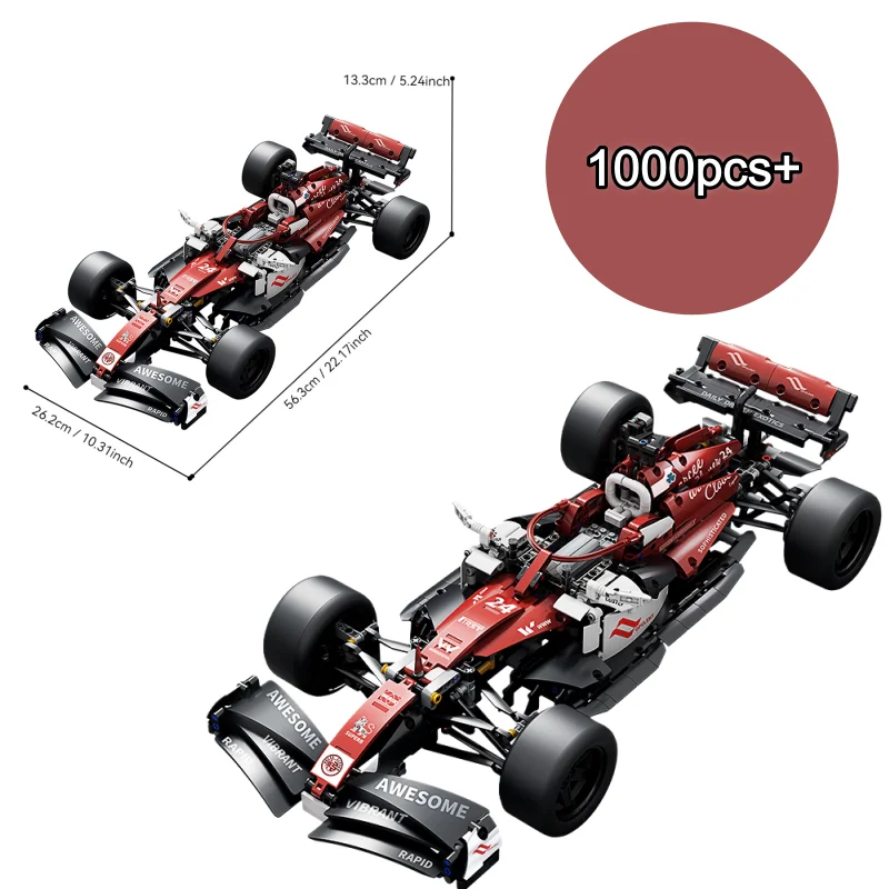 

FUNXINEE NEW Technical City Super 1:10 Sports Car Racing Building Blocks MOC Assemble Toys For Kid Christmas Birthday Gifts