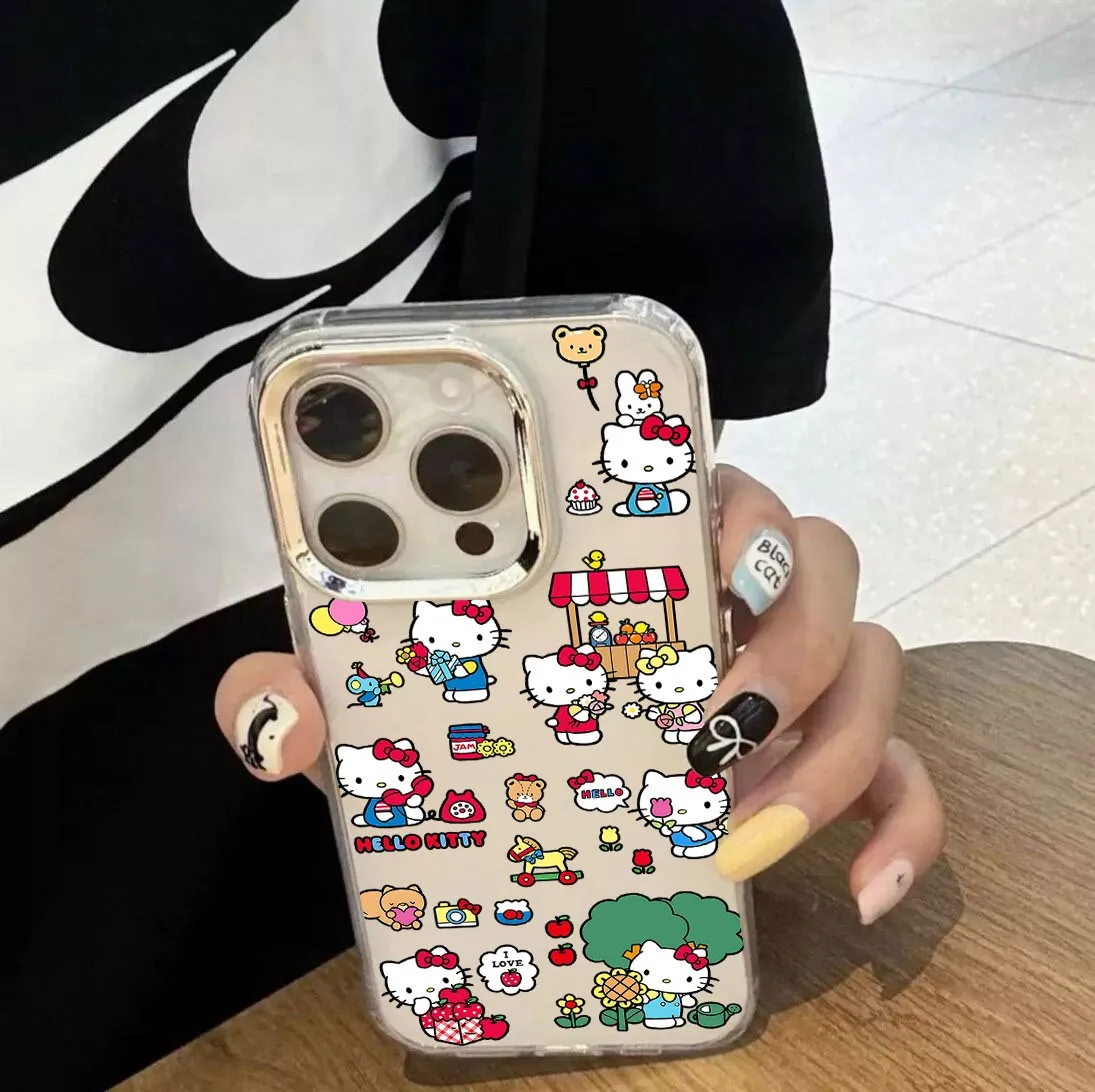 قضية الهاتف للأزياء مرحبا كيتي Yk2 سامسونج غالاكسي A73 A16 A06 A35 A55 A25 A15 A56 A54 A36 A34 A24 A26 A04 4G 5G غطاء ناعم