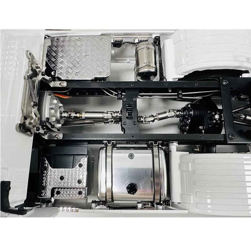 RC 1/14 Gastankmodell, Gasspeichertank für Tamiya Hydraulikbagger, Lader, Muldenkipper, für VOLVO Anhänger-Kipper, DIY-Teile – Detail 5